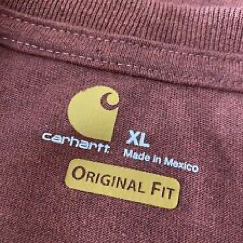 Carhartt Long Sleeve Pocket Maroon T-Shirt Sz 2XL - Picture 4 of 4